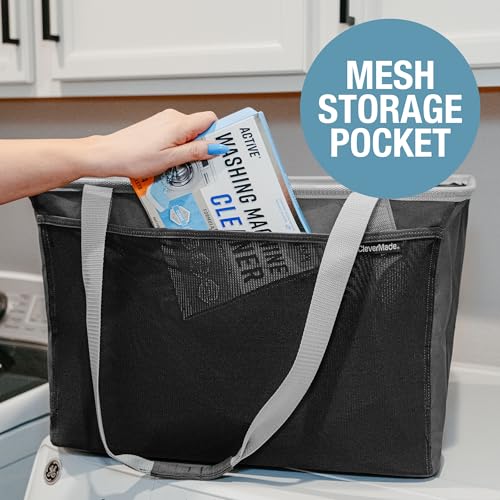 Collapsible Tote Basket MAX (Gray/Gray / 64l - 2 Pack)