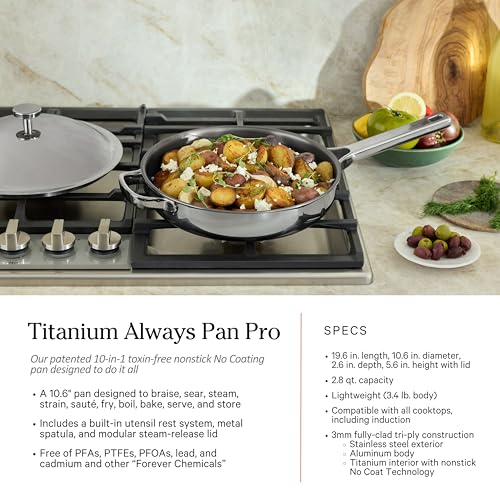 Titanium Pro Cookware Set (Chrome)