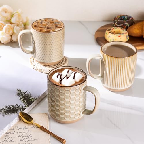 Coffee Mugs Set of 6 (Pale Khaki / Set of 6 (16 Ounces))