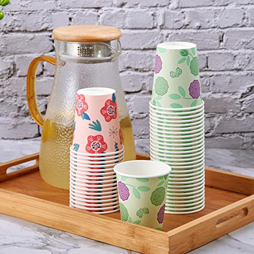 5 oz Paper Cups (5OZ - Pink Green)