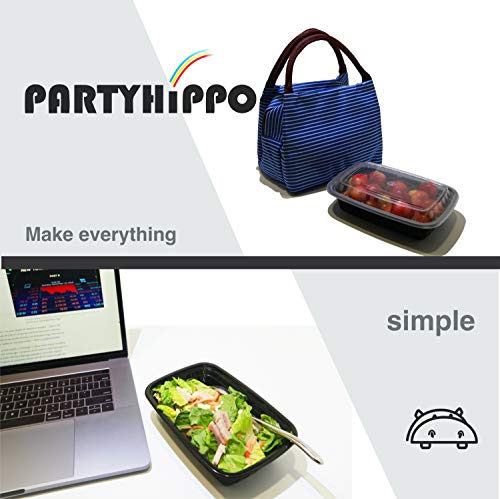 Small Meal Prep Containers Single Lids (12oz 25 Pack)