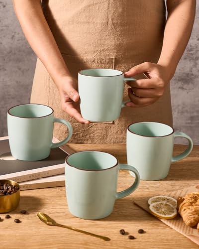 Mercury Coffee Mugs 13 oz (Mercury- Light Green / 8 Count (Pack of 1))
