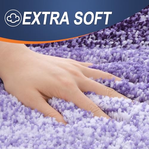 Bathroom Runner Rug 44x20 (44" X 20" / Violet)