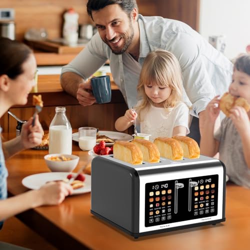 4 Slice Toaster Touch Screen (Black)
