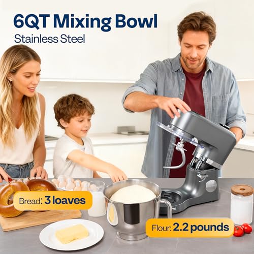 Stand Mixer with Dough Proofing (Smart Presets / Gray)