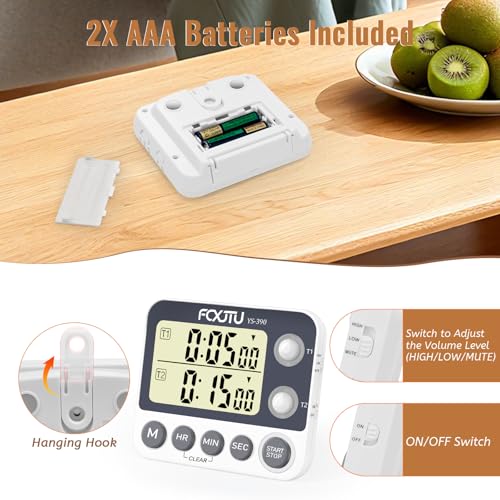 Digital Dual Kitchen Timer