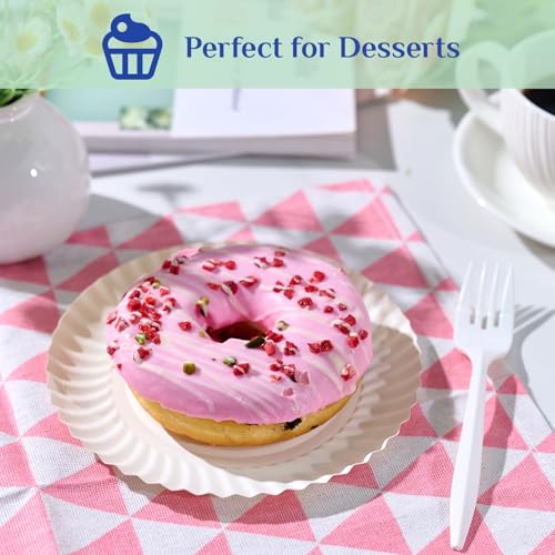 6 Inch Paper Plates (600 Count (Pack of 1,6 Inch))