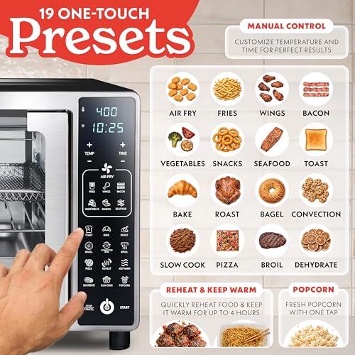 Toaster Oven 6 (Stainless Steel – 19 Presets)