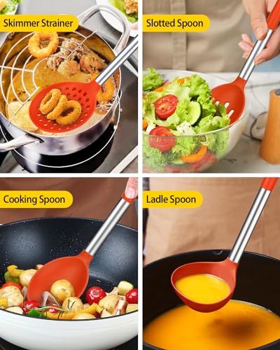 Silicone Kitchen Utensils Set (8 Count)