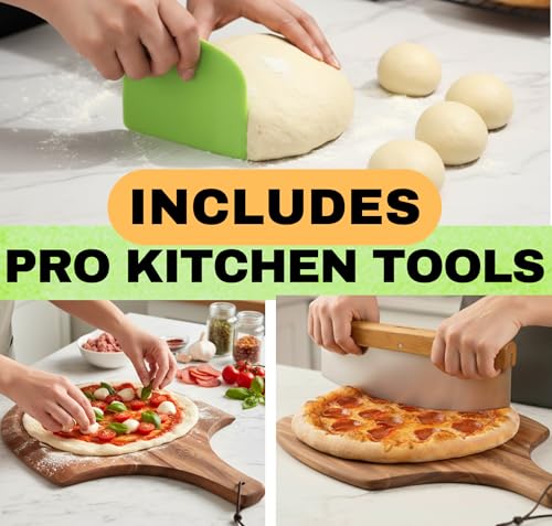 Easy Clean Non Stick 15 inch Ceramic Pizza Stone for Oven and Grill
