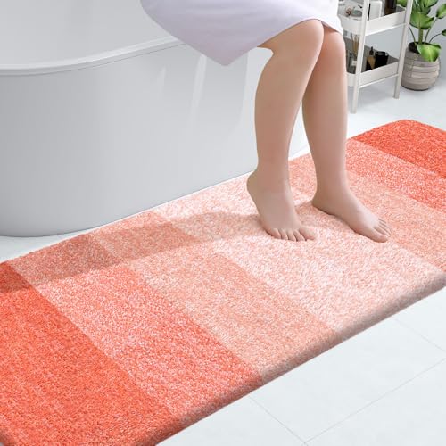 Bathroom Runner Rug 70x24 (70" X 24" / Coral)