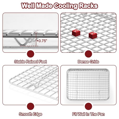 Baking Sheet with Rack (17.6" & 16" & 12.5")