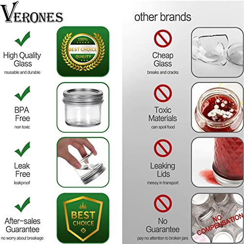 40 PACK Mason Jars