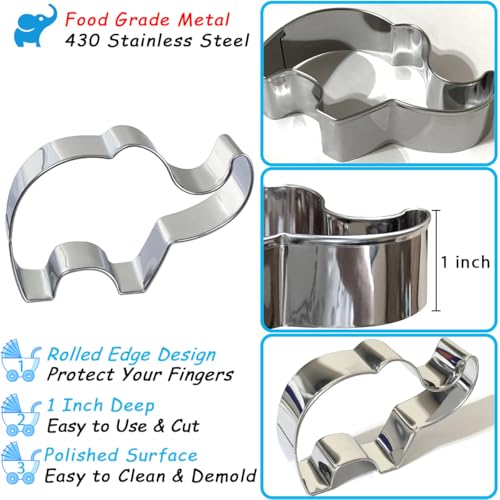 Baby Shower Cookie Cutters 8Pcs (Baby Shower 8Pcs)