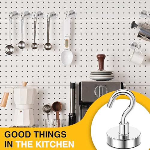 Magnetic Hooks (Silver / 0.63in)