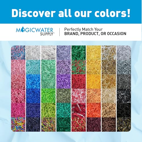MagicWater Crinkle Cut Paper Gift Basket Filler (32 Ounce)