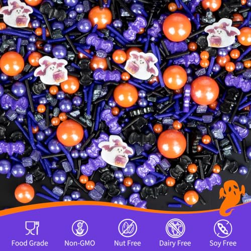 Edible Halloween Sprinkles (Halloween Ghost)