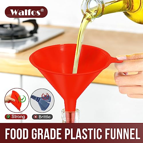 4pcs Kitchen Plastic Funnel (4 Count)