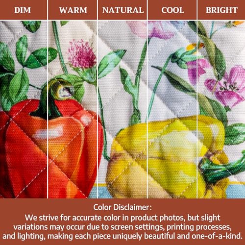 Maison d'Hermine Oven Gloves 100% Cotton Oven Mitt (042 - Giverny / 7.5" x 13" (Oven Mitt))