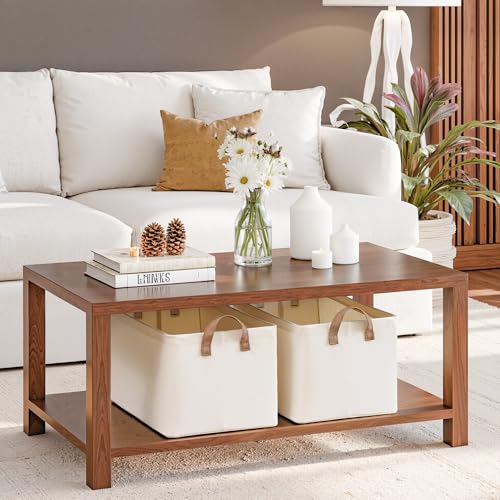 Storage Basket for Shelves (Natural Color / 16 ½" L x 12" W x 10 ¼" H)