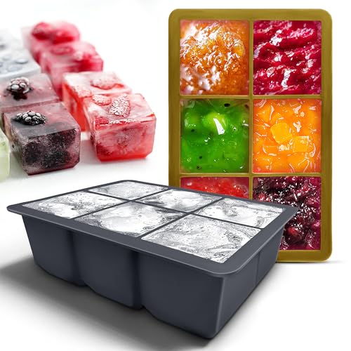Silicone Ice Cube Trays (Dark Gray and Army green)