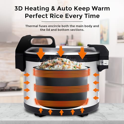 TK Commercial Rice Cooker 64 Cup