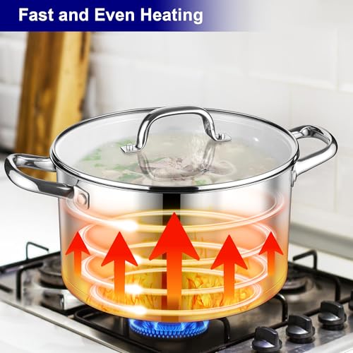 Stainless Steel Stock Pot (8 Quarts)