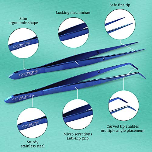 Stainless Steel Culinary Tweezer Tongs