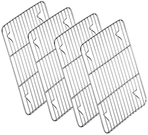4 Pcs Baking Wire Rack for Cooling (11.6 Inch)