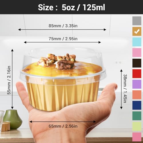 Mini Cheesecake Containers (Gold / 30pcs)