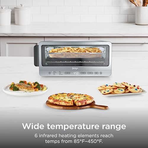 Flip Toaster Oven & Air Fryer (8-in-1 Flip Oven Stainless)