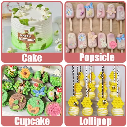 Flower Silicone Cake Mold 6 Pcs