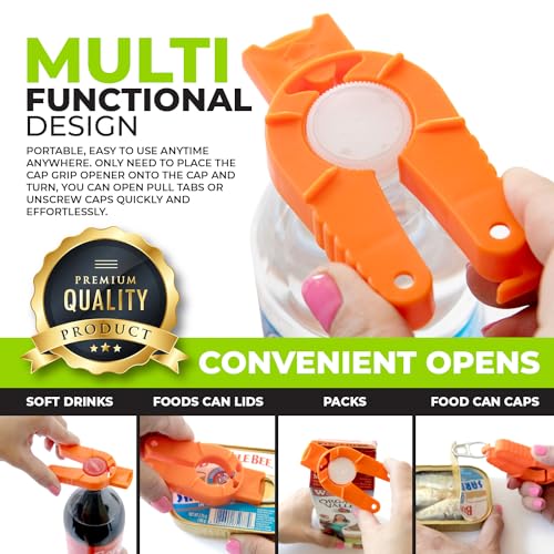 Multifunctional Bottle and Can Opener (2 identical openers)