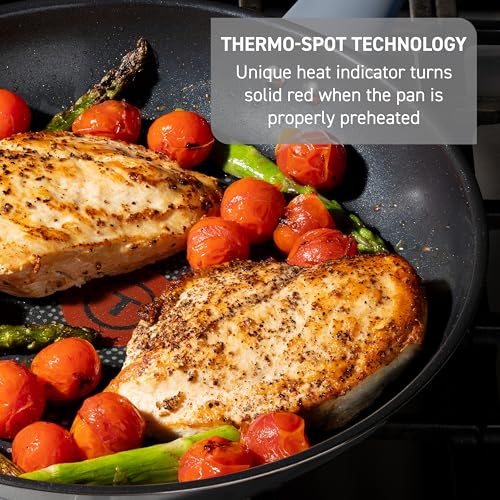 Essentials Nonstick Stainless Steel Frying Pan (Fry Pan w/ Nonstick Coating)