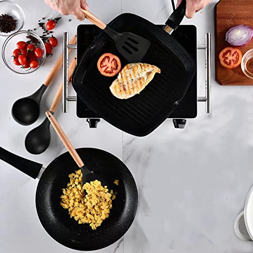 Non Stick Silicone Cooking Utensils Set (5 Count)