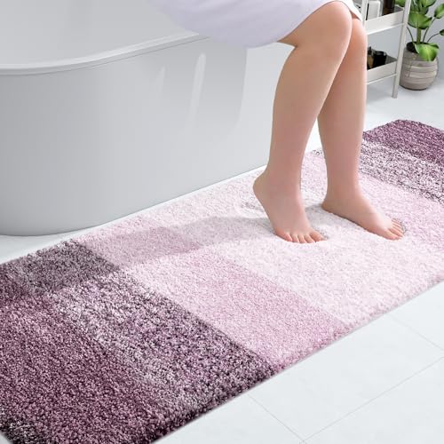 Bathroom Runner Rug 70x24 (70" X 24" / Mauve)