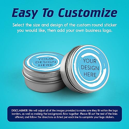 Custom Vinyl Stickers Your Image (100 Count)