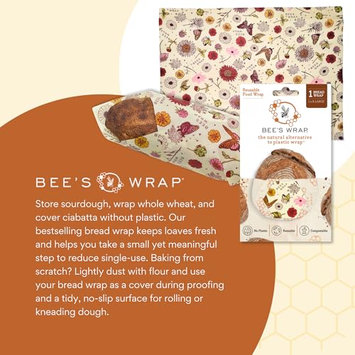Beeswax Bread Wrap (Meadow Magic (Beeswax) 1 Pack)