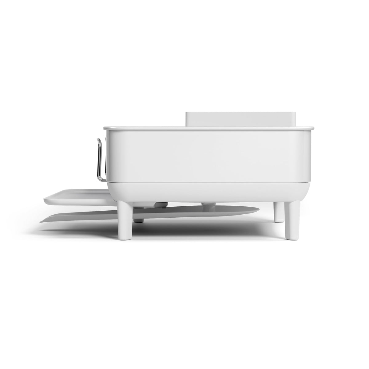 Steel Frame Dishrack (White / Compact (15'' X 15.5'' X 7.5''))