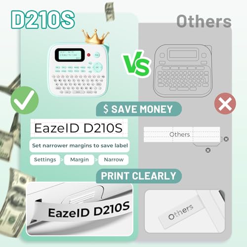 D210S Label Maker Machine with (Green)