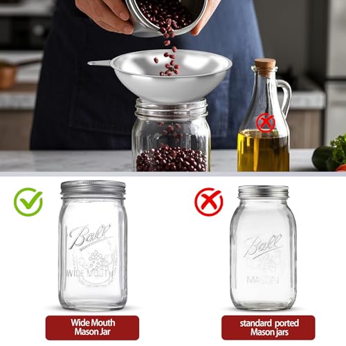 Canning Funnel with Strainer