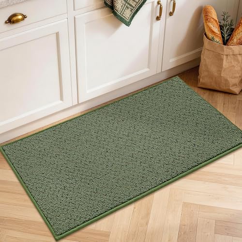 Kitchen Rugs Non (Green / 17“x30”)