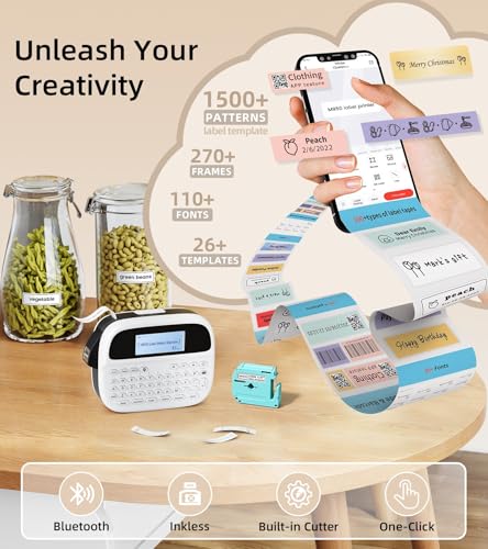 Label Maker Machine with (Black)