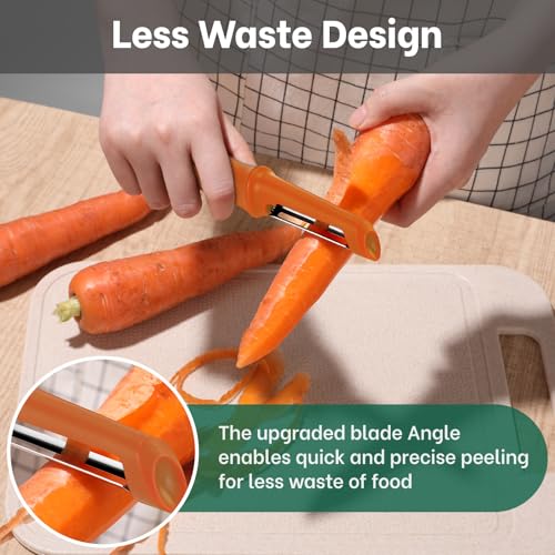 Swivel Vegetable Peeler (Orange)