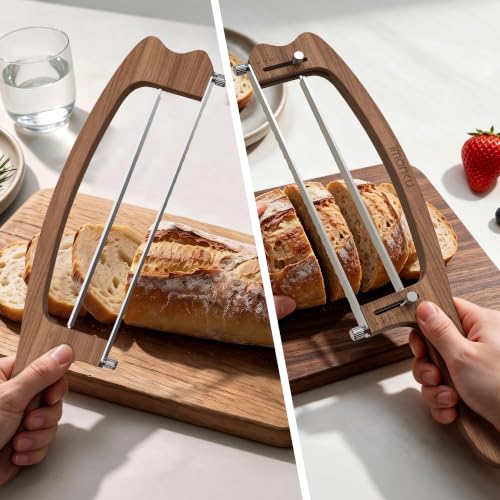 10 Inch Bread Slicer (Natural Wood Color)