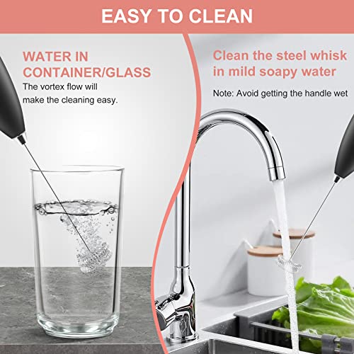Powerful Milk Frother with Double Whisk
