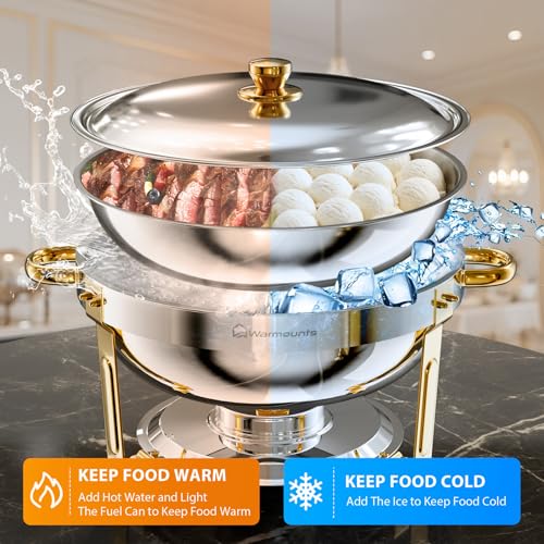 5QT Gold Chafing Dishes for Buffet