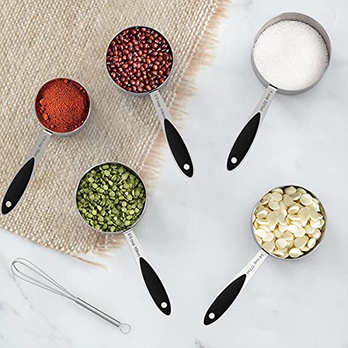 Measuring Cups and Measuring Spoons Set (Set of 25 / Black)
