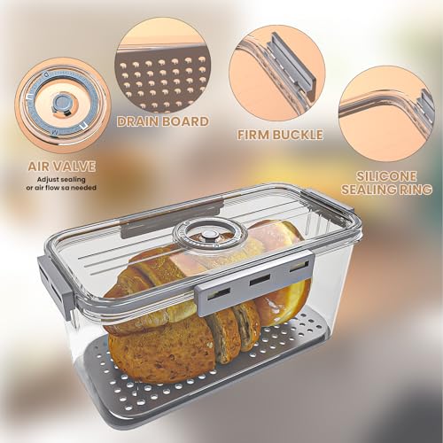 Bread Box with Slicer (Grey / Bread Box and Slicer)