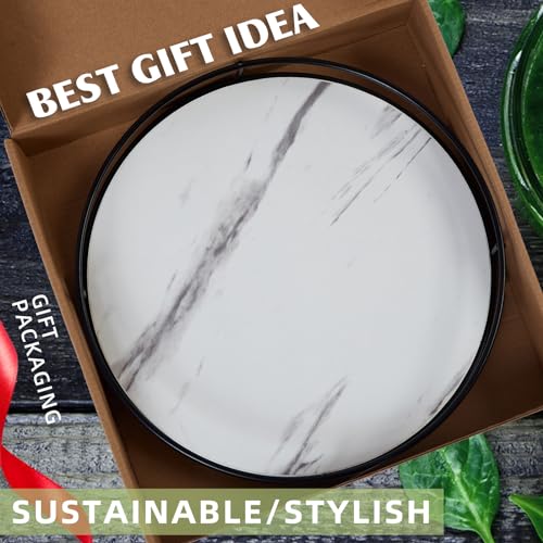 12 Inch White Wood Lazy Susan